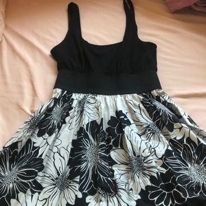 Flower printed dress
